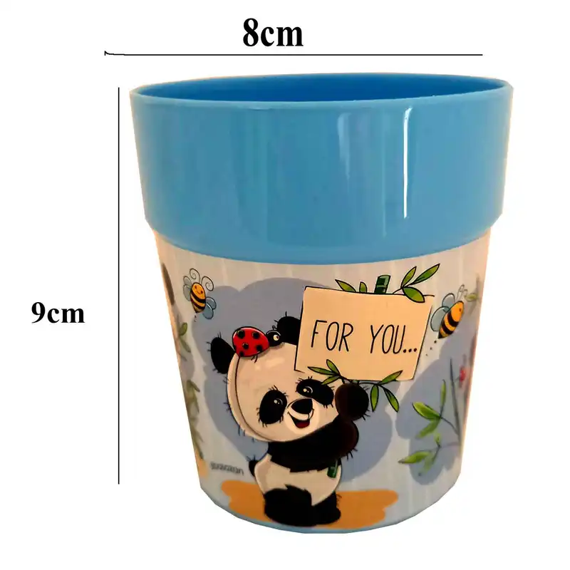 لیوان کودک طرح پاندا کد PANDA-BLu-002