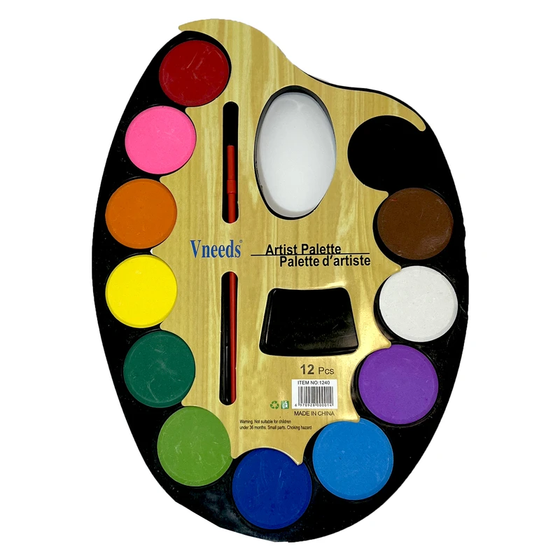 آبرنگ 12 رنگ وندز مدل پالتی کد 207869