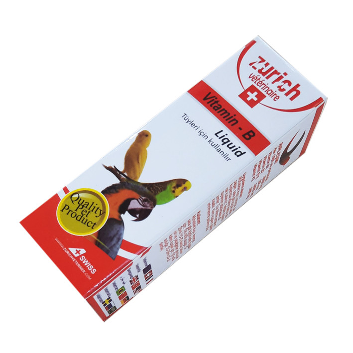 قطره ویتامین پرندگان زوریچ مدل B حجم 30 میلی لیتر