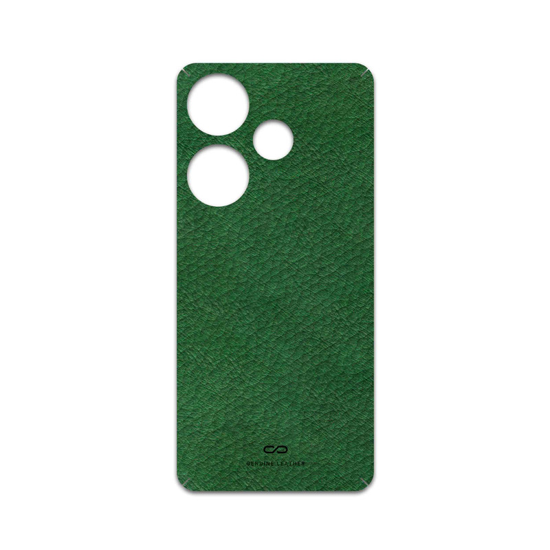 برچسب پوششی ماهوت مدل Green-Leather مناسب برای گوشی موبایل شیائومی Poco F6