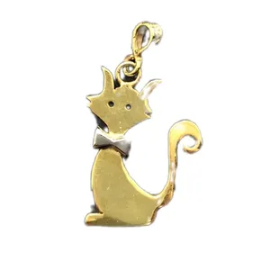 آویز گردنبند نقره زنانه مدل گربه اشرافی كد A1003