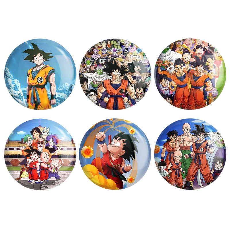 مگنت خندالو مدل انیمه دراگون بال کد 330A مجموعه 6 عددی