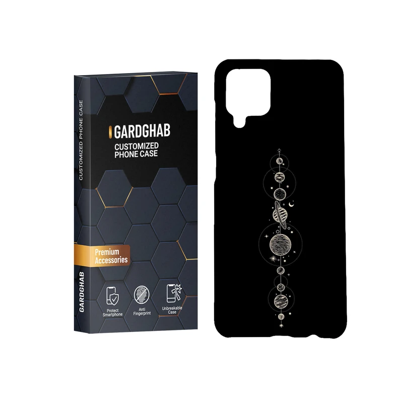 کاور گارد قاب مدل کهکشان مناسب برای گوشی موبایل سامسونگ Galaxy A12