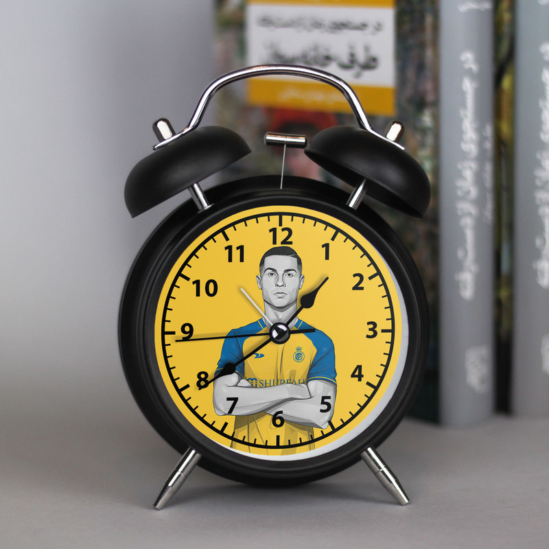 ساعت رومیزی طرح رونالدو cristiano ronaldo کد 8502