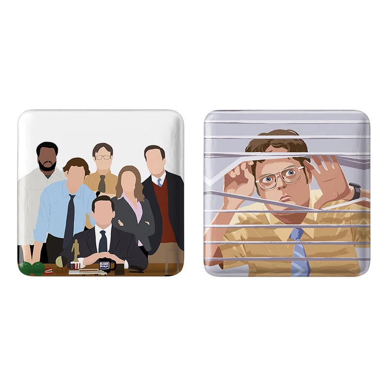 مگنت خندالو طرح سریال آفیس کد 1021810222 مجموعه 2 عددی