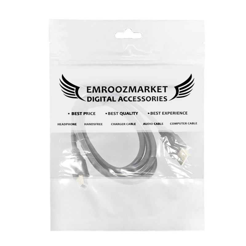 کابل پرینتر 0.USB 2 امروزمارکت مدل EM27A03 طول 1.5 متر 2