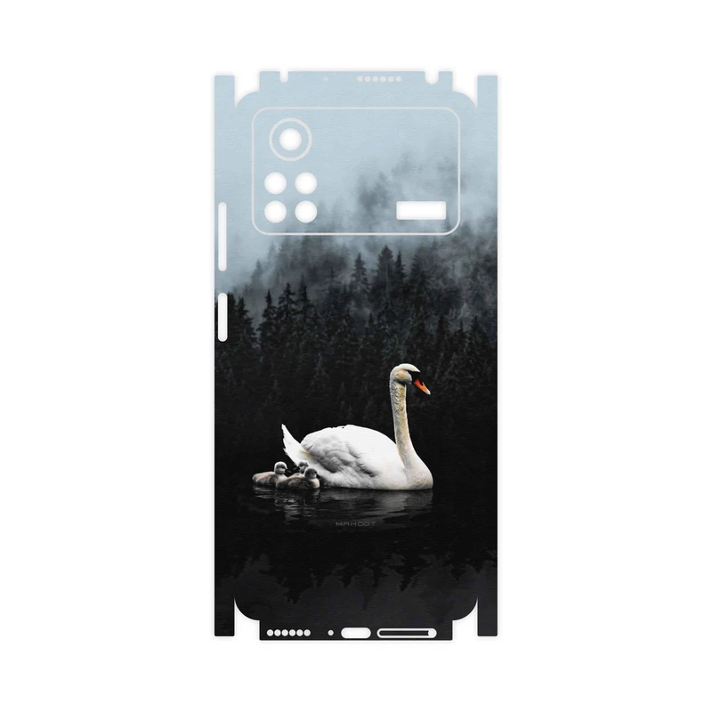 برچسب پوششی ماهوت مدل Swan-Lake-FullSkin مناسب برای گوشی موبایل شیائومی Poco X4 Pro 5G