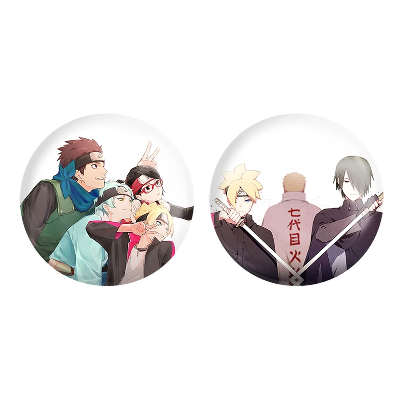 مگنت خندالو طرح ساسکه و بوروتو و دوستان انیمه بوروتو کد 1315613147 مجموعه 2 عددی