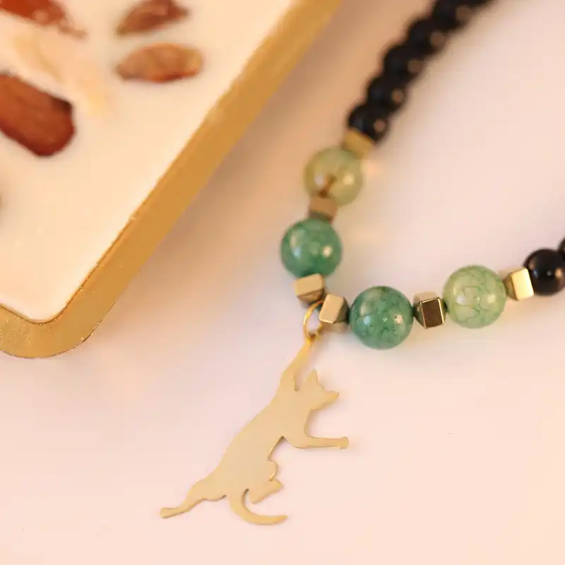 گردنبند طلا 18 عیار زنانه الن نار مدل گربه ELN10519