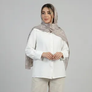 شومیز آستین بلند یقه برگردان زنانه السانا مدل میعاد کد 176135
