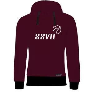 هودی زنانه 27 مدل XXVII کد W23 رنگ زرشکی 
