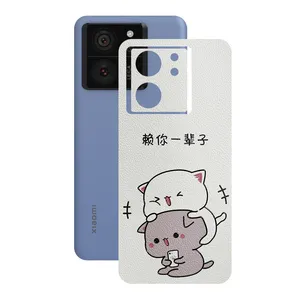 Remax cover sticker Leth model Mochi cat design suitable for Xiaomi 13T Pro mobile phone