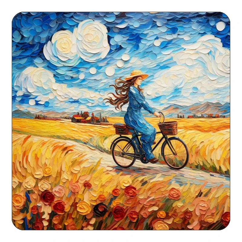 مگنت کاکتی طرح نقاشی رنگ روغن مدل mp72786