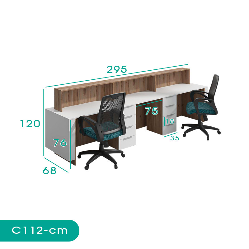 میز کانتر اسمردیس مدل C112 - MDF