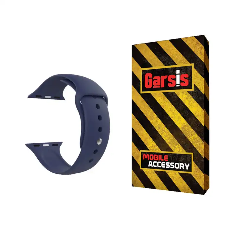 بند گارسیس مدل سیلیکونی 01 مناسب برای اپل واچ سری 8 45 میلی متر