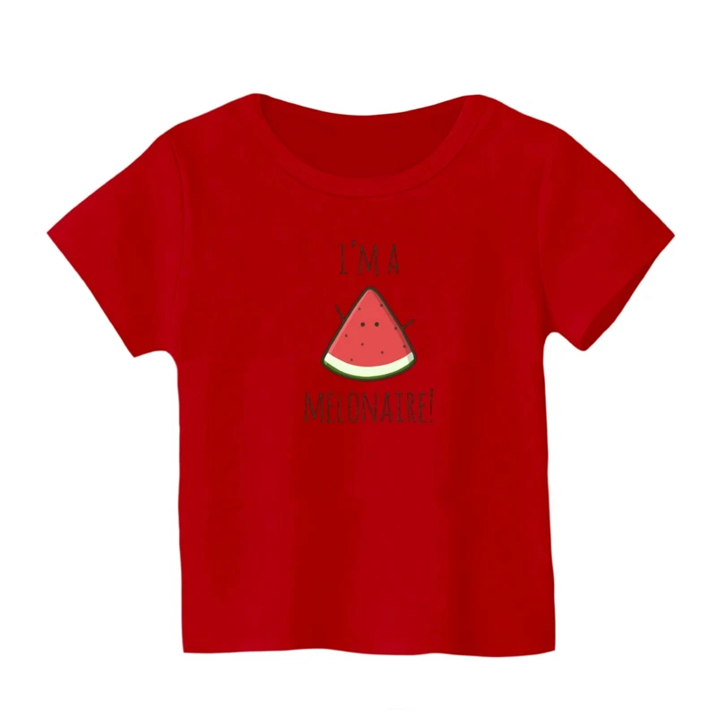 تی شرت آستین کوتاه بچگانه مدل هندوانه یلدایی کد 17