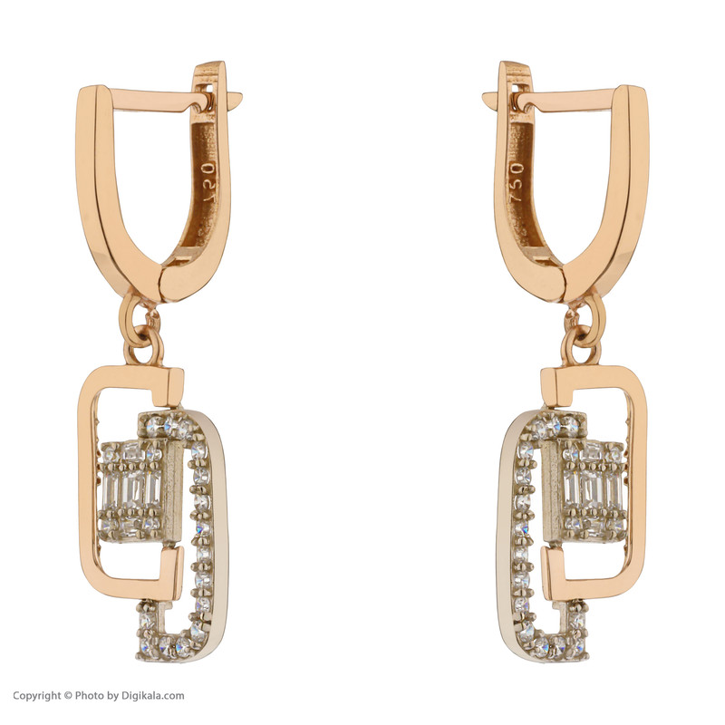 نیم ست طلا 18 عیار زنانه مایا ماهک مدل MS0678