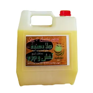 واکس مایع براق کننده کفش و چرم هورشید شیمی مدل معطر حجم 4 لیتر