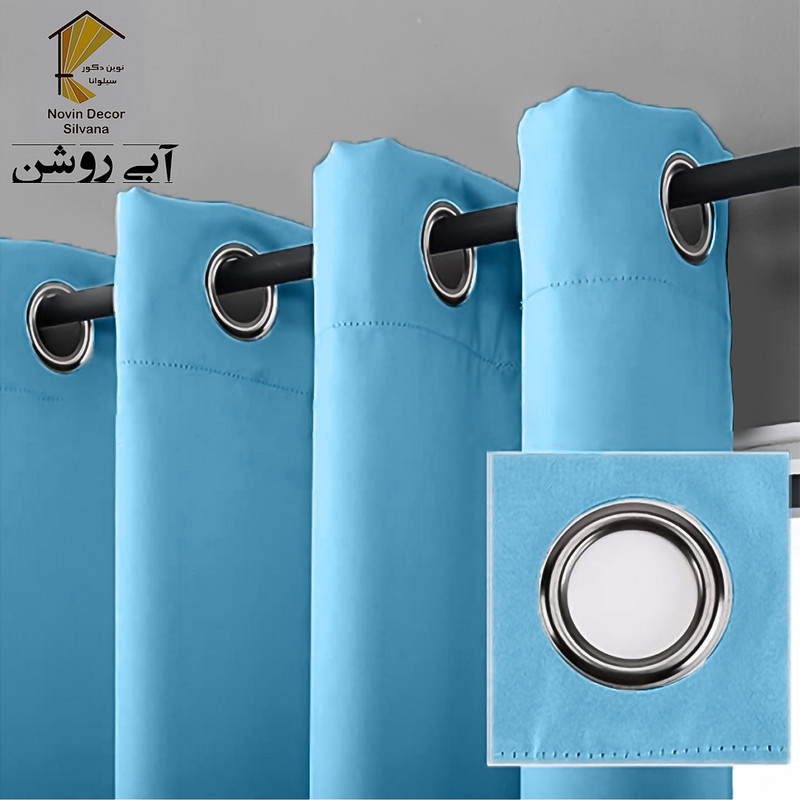 پرده نوین دکور سیلوانا مدل لاکچری 180 _ 1 سایز 180x140 سانتی‌متر