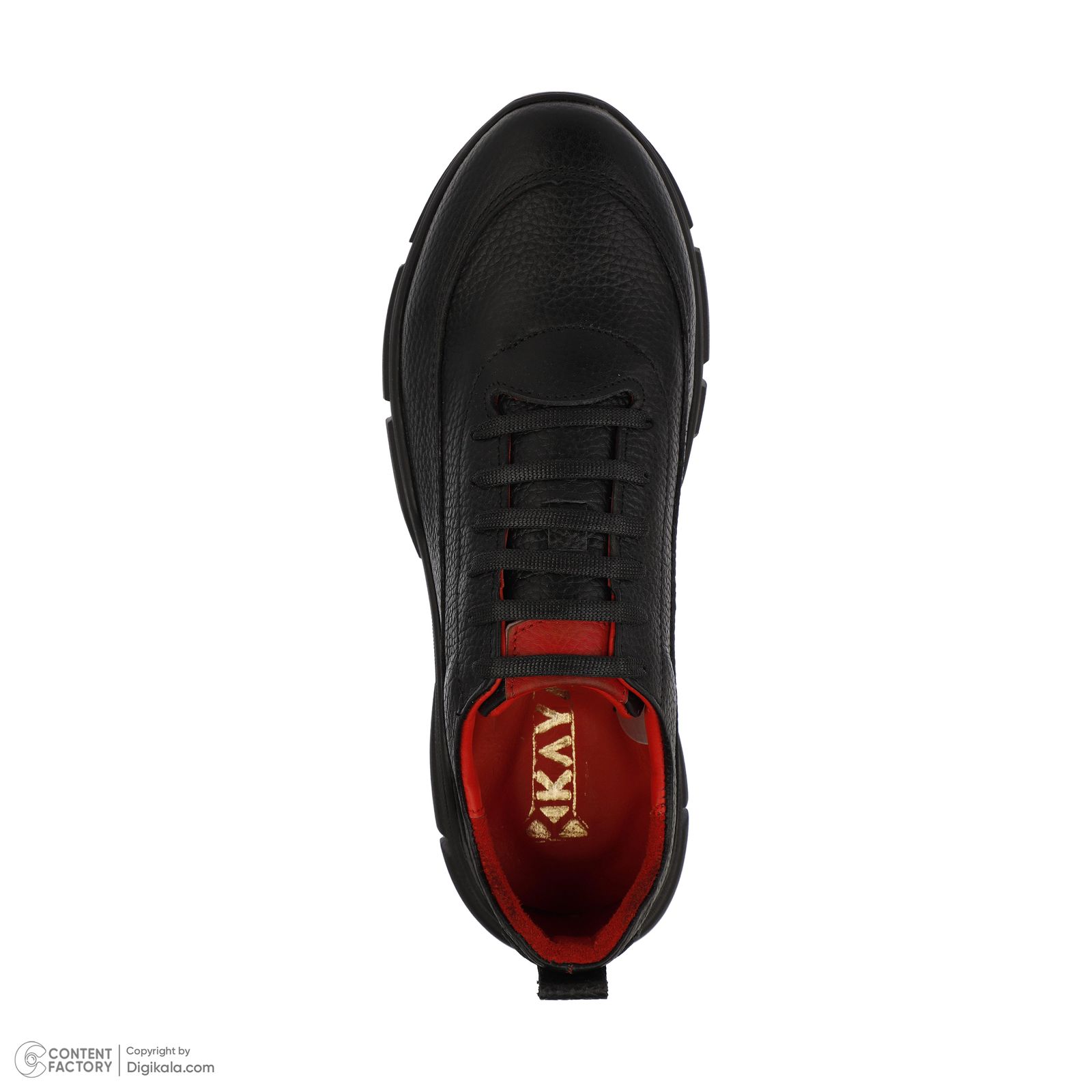 کفش روزمره زنانه کایا چرم مدل K207-black -  - 6