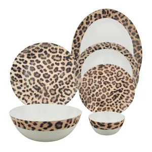 سرویس غذاخوری 26 پارچه مدل پلنگی