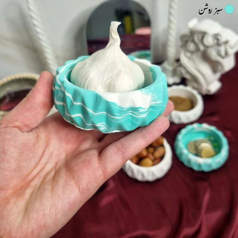 مجموعه ظروف هفت سین 10 پارچه مدل بهار