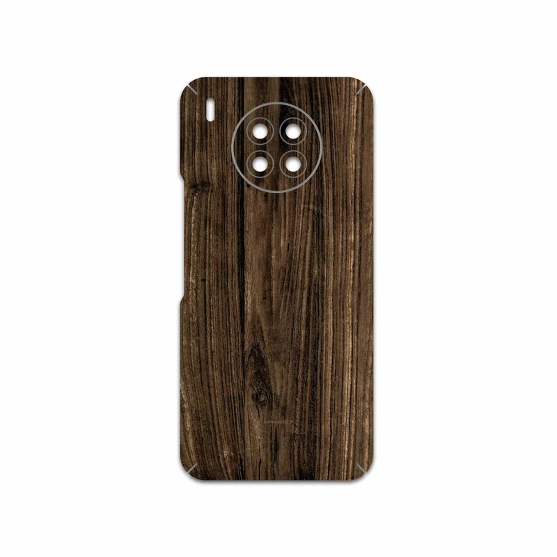 برچسب پوششی ماهوت مدل Dark-Walnut-Wood مناسب برای گوشی موبایل آنر 50 Lite
