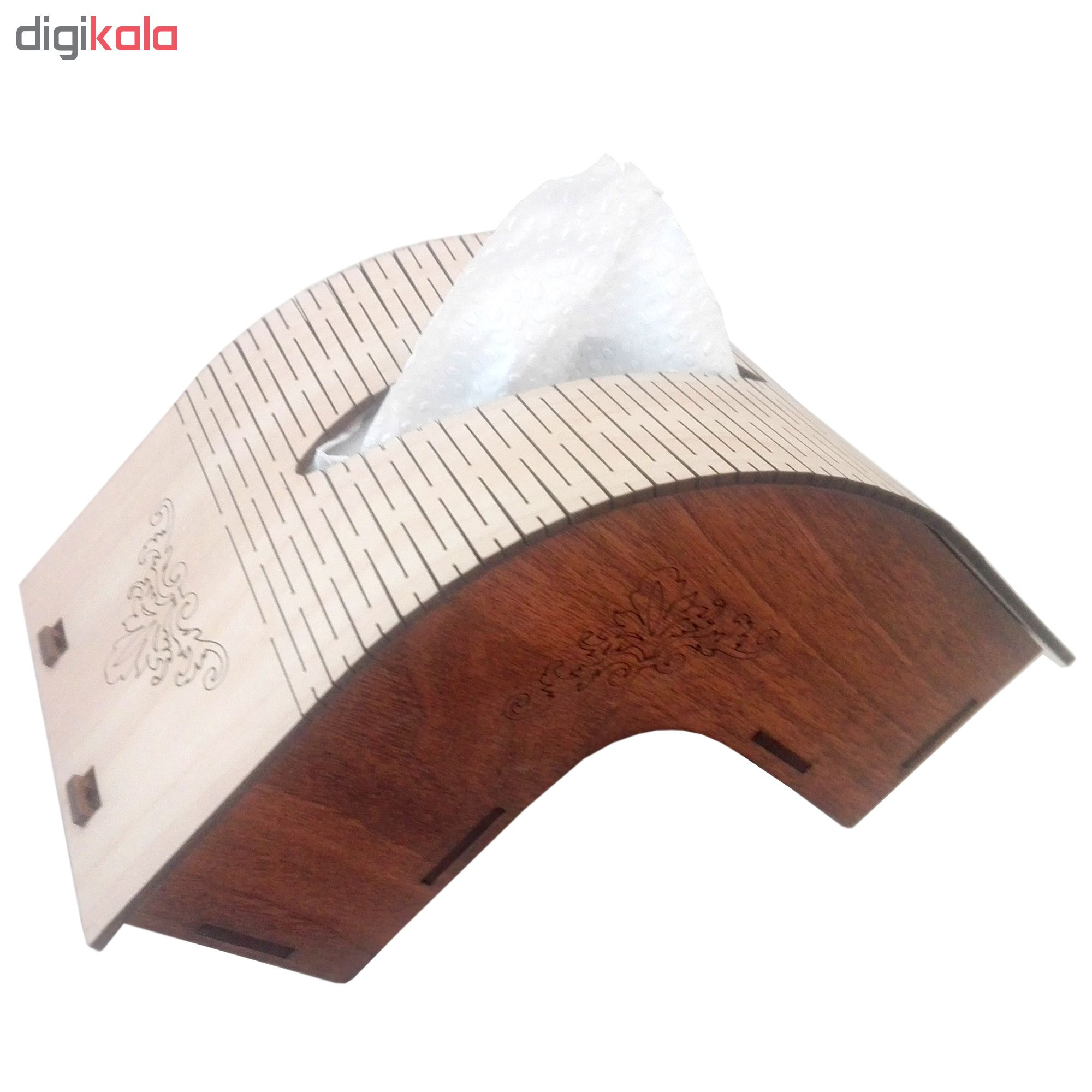 جعبه دستمال کاغذی مدل کژال کد A114