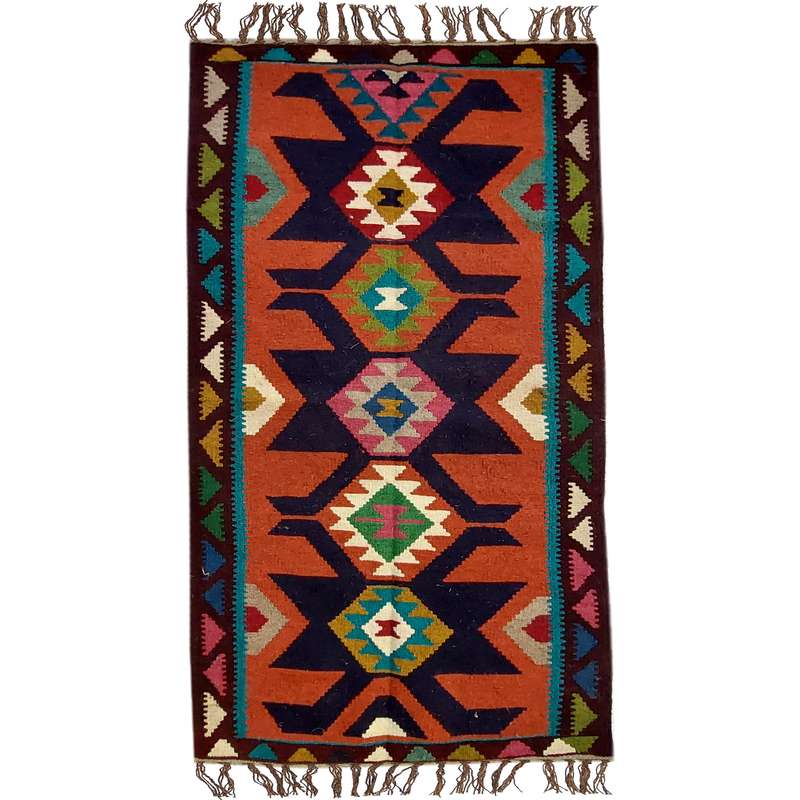 گلیم دستبافت دو متری کد 222