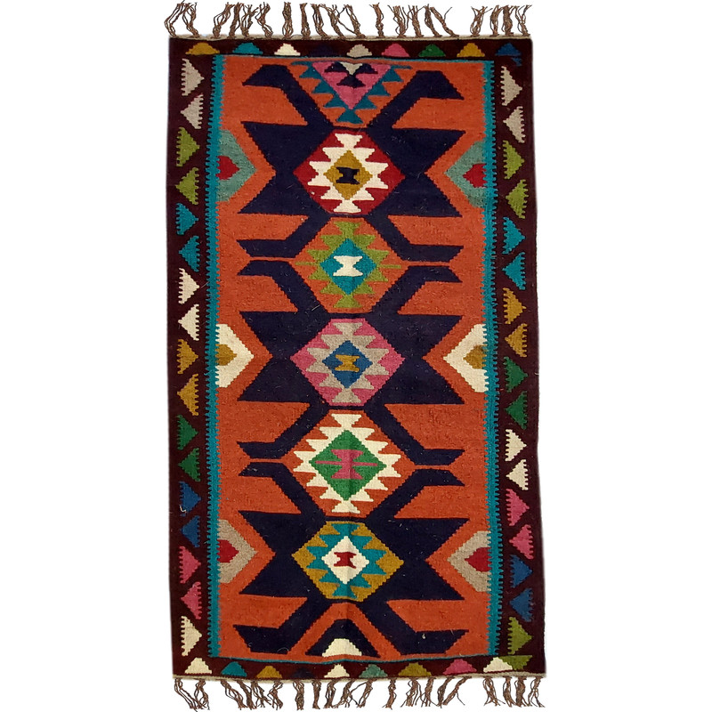 گلیم دستبافت دو متری کد 222