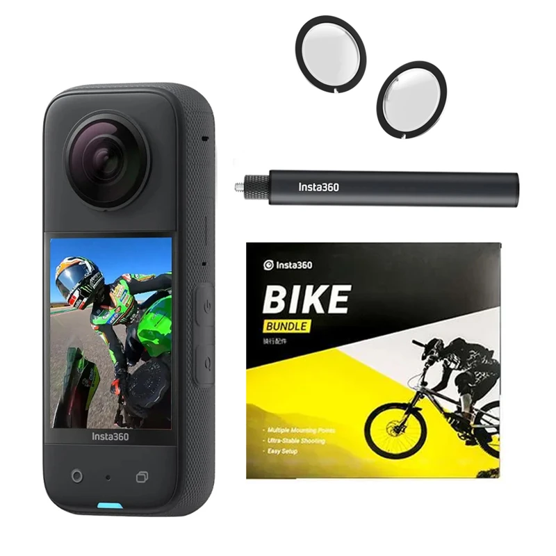 دوربین فیلم برداری ورزشی اینستا 360 مدل   insta360 x3 به همراه لوازم جانبی