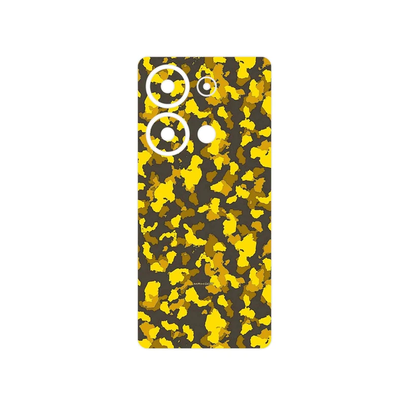 برچسب پوششی ماهوت مدل Yellow Infantry Army مناسب برای گوشی موبایل شیائومی Redmi Note 13 Pro 4G