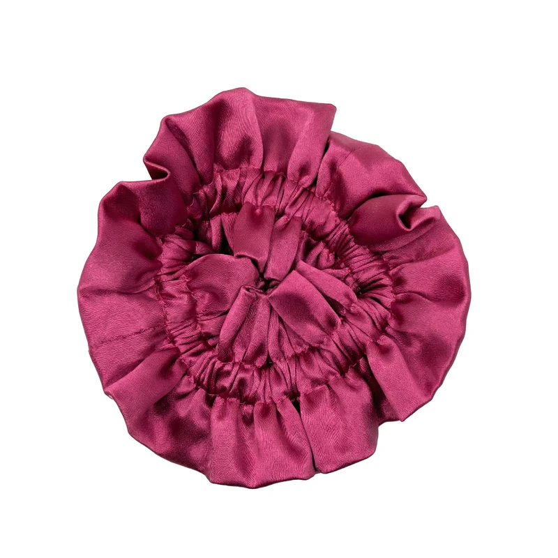 کش مو زنانه مدل اسکرانچ ساتن دو دوخت