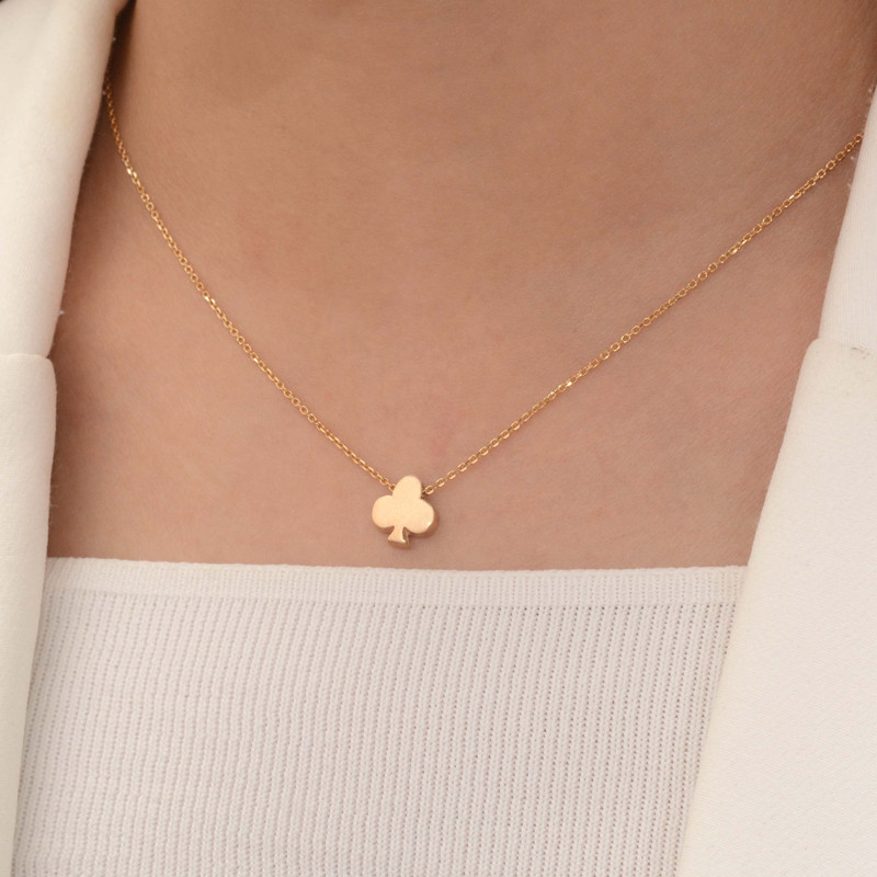 گردنبند طلا 18 عیار زنانه طلای مستجابی کد 4503