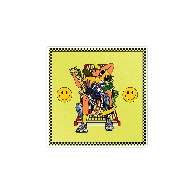    استیکر لپ تاپ ماسا دیزاین طرح emoji مدل STKA00103
