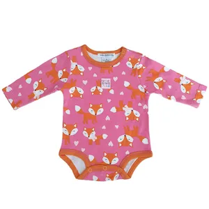 بادی آستین بلند نوزادی مون کارامل مدل 654