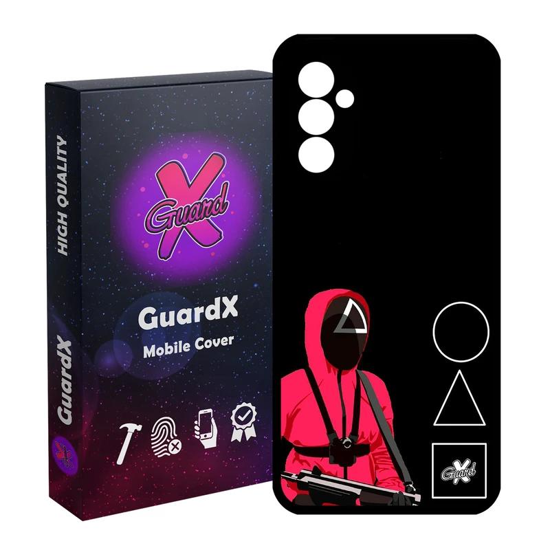 کاور گارد ایکس طرح Squid Game مدل Glass10410 مناسب برای گوشی موبایل سامسونگ Galaxy A54 / A54 5G