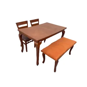 میز و صندلی ناهارخوری چهار نفره گروه تولید اسپیناس مدل 2Tir-Nimkaty-1204