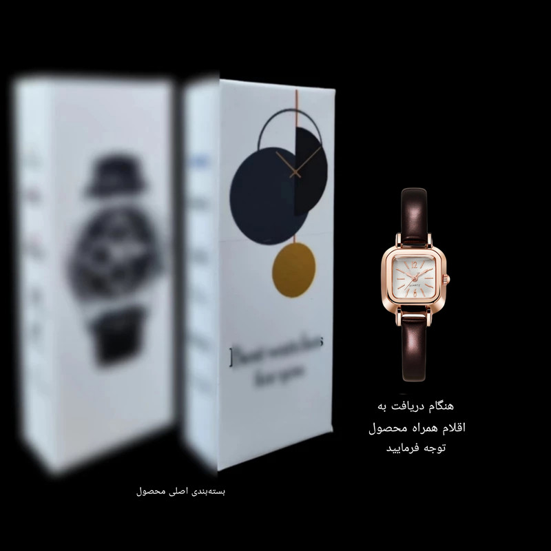 ساعت مچی عقربه ای زنانه مدل مینیمال کلاسیک بند چرم کد 1