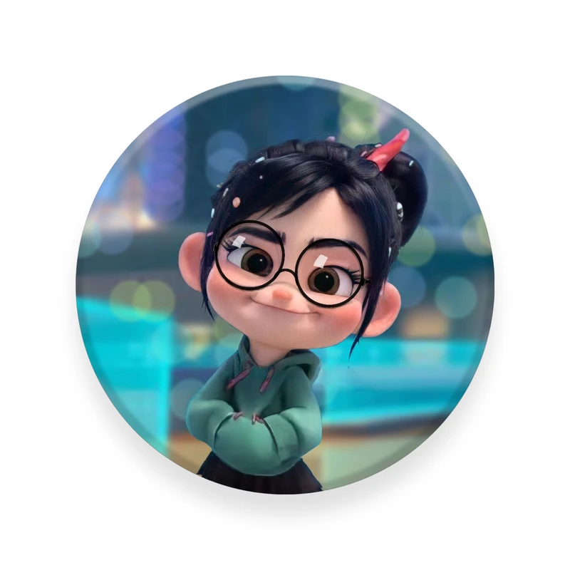 برچسب مدل Cute Vanellope مناسب برای پایه نگهدارنده مغناطیسی
