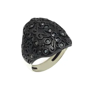 انگشتر نقره مردانه کد 163