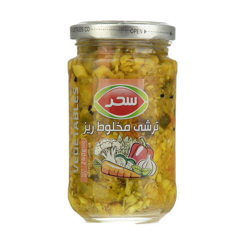 ترشی مخلوط ریز سحر - 240 گرم  