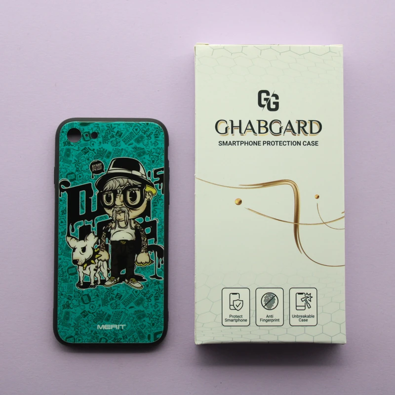  کاور قاب گارد مدل پشت گلس فانتزی مناسب برای گوشی موبایل اپل iPhone 7/8/SE 2020/SE 2022 