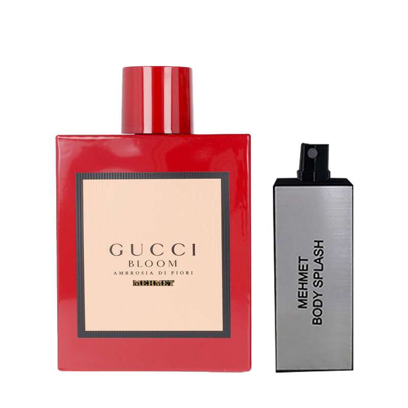 ست ادو پرفیوم زنانه مهمت مدل Gucci Bloom Ambrosia di Fiori حجم 100 میلی لیتر