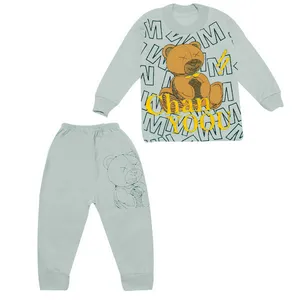 ست تی شرت و شلوار بچگانه مدل Chanyoou کد Tu2