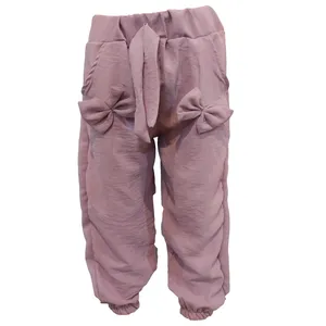 شلوار دخترانه مدل پاپیونی دم پا کش