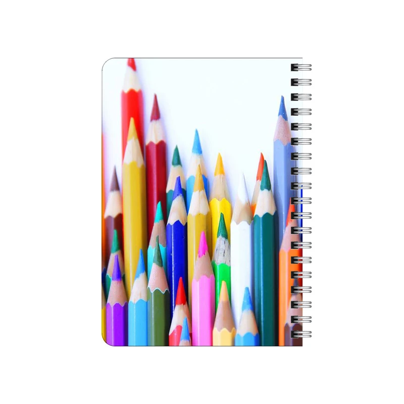 دفترچه یادداشت بامبیلیپ مدل چوبی طرح مداد رنگیها کد 2599224