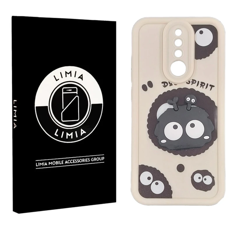 کاور لیمیا مدل سولید لنزدار طرح عروسکی برجسته مناسب برای گوشی موبایل شیائومی Redmi 8