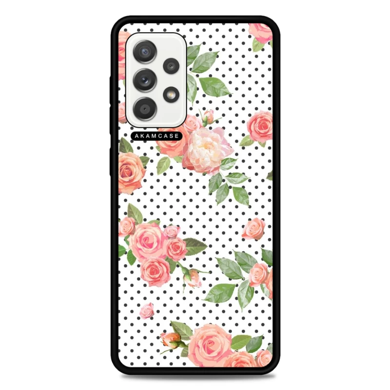 کاور آکام مدل AMC-WSGA52-FLOWERS5 مناسب برای گوشی موبایل سامسونگ Galaxy A52