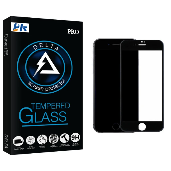 محافظ صفحه نمایش پی کی مدل Delta Glass مناسب برای گوشی موبایل اپل iPhone 7/8